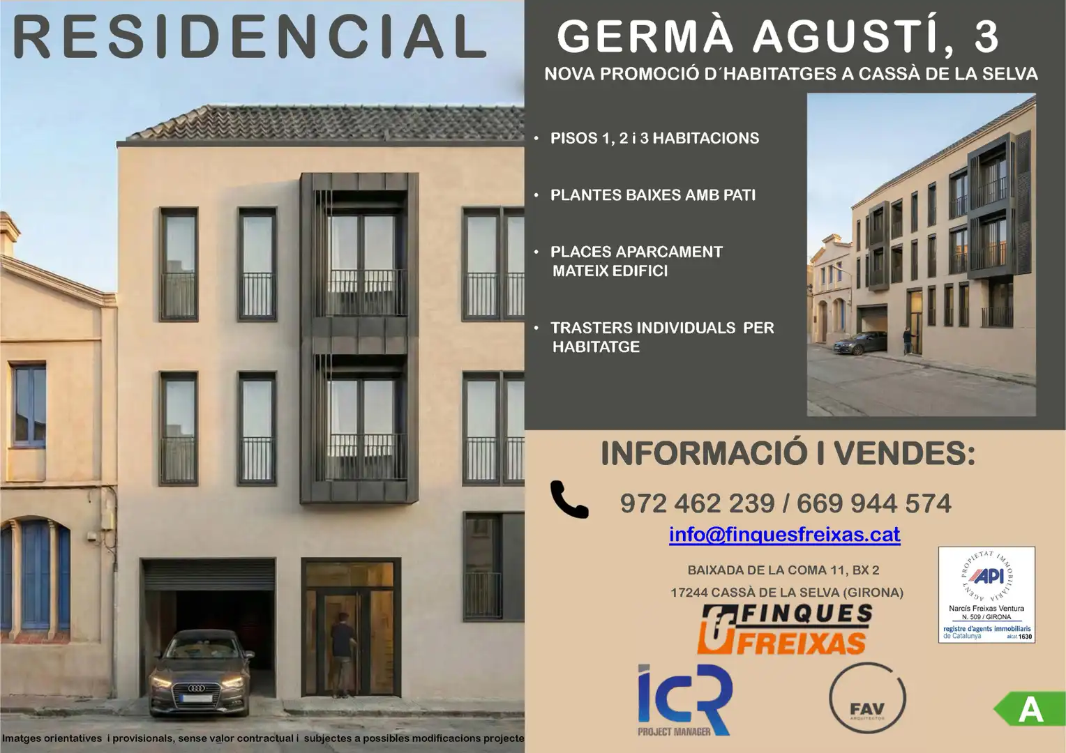 Piso en venta en Cassà de la Selva con Aire acondicionado, Calefacción y Parquet