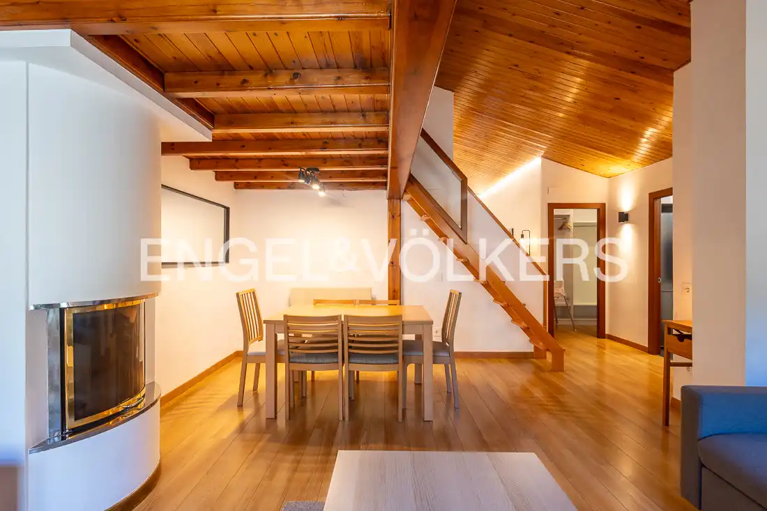 Comedor de Ático de alquiler en Encamp con Calefacción, Parquet y Amueblado