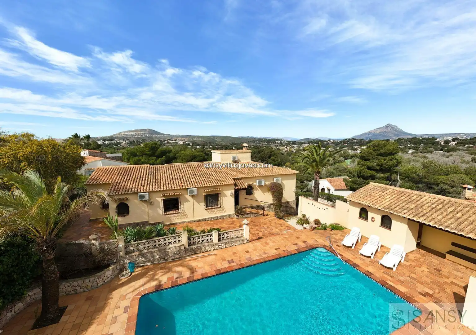 Exterior view of Houses for sale in Jávea / Xàbia  with Air Conditioner and Storage room