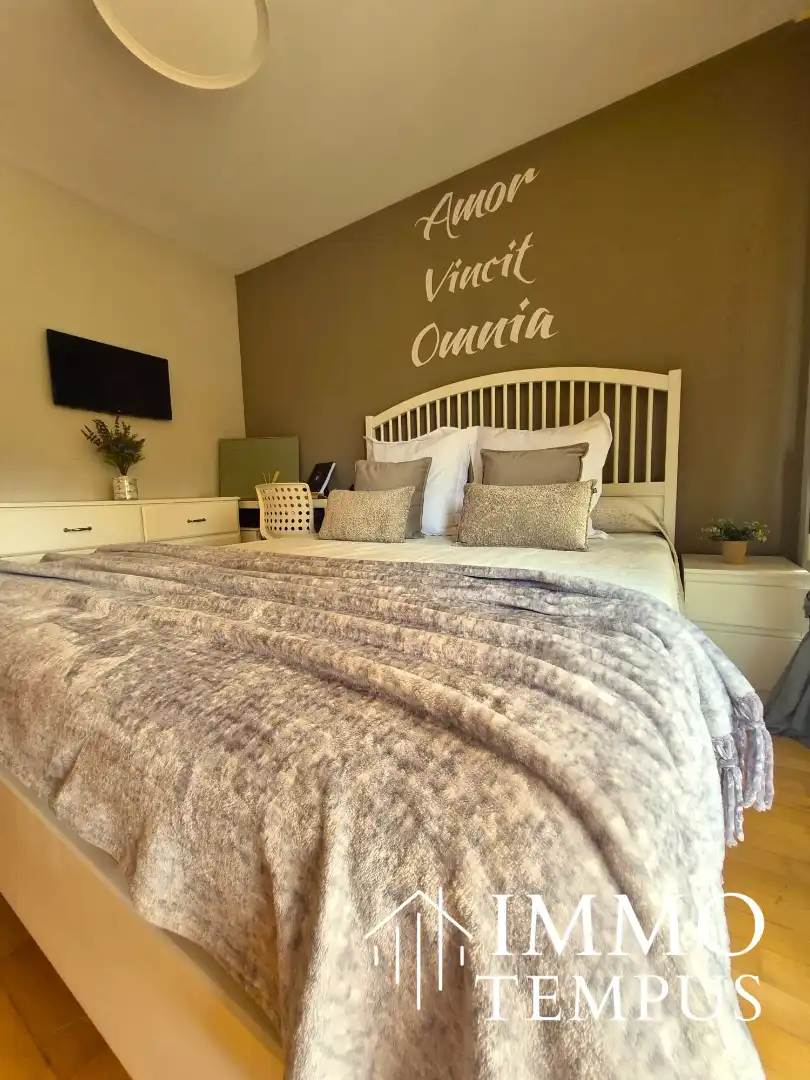 Schlafzimmer von Maisonette zum Verkauf in Terrassa mit Heizung, Parkett und Ofen