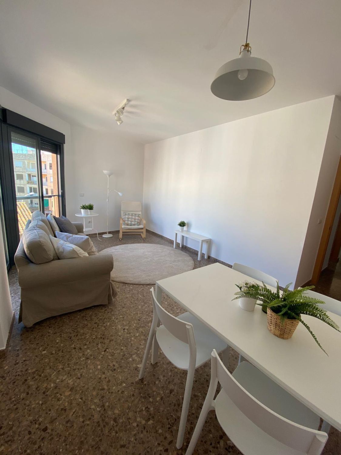 Sala d'estar de Pis en venda en Burriana / Borriana amb Aire condicionat, Calefacció i Moblat