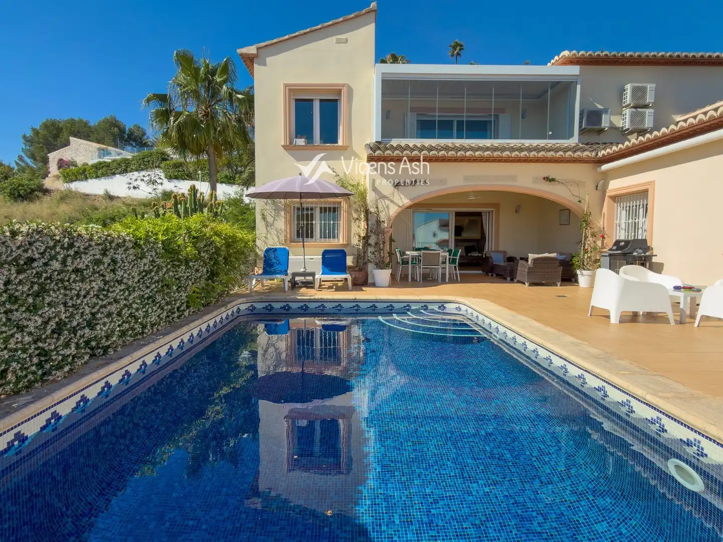 Exterior view of Houses for sale in Jávea / Xàbia  with Air Conditioner, Heating and Terrace