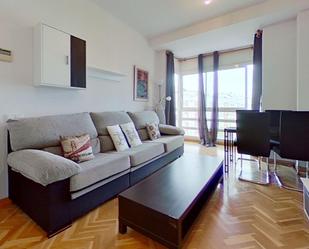 Living room of Flat to rent in  Madrid Capital  with Air Conditioner, Heating and Private garden