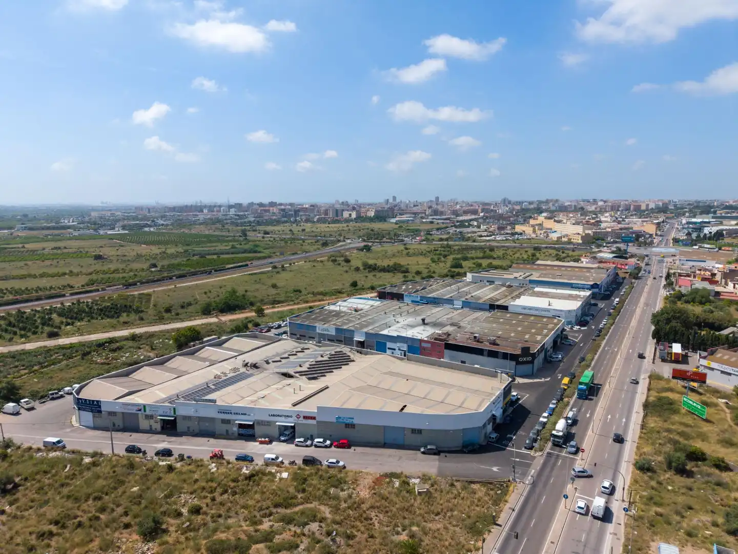 Vista exterior de Nave industrial en venta en Castellón de la Plana / Castelló de la Plana