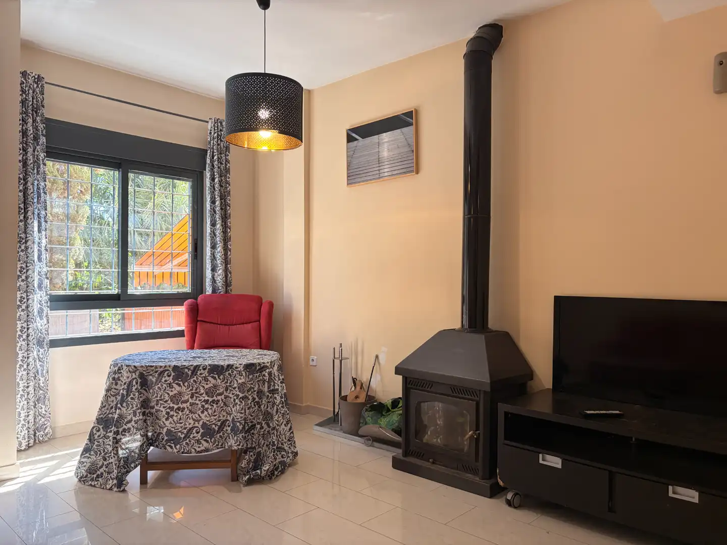 Wohnzimmer von Einfamilien-Reihenhaus zum Verkauf in Murcia mit Klimaanlage, Terrasse und Abstellraum