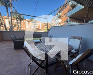 Terrace of Planta baja for sale in Cubelles  with Air Conditioner, Heating and Private garden
