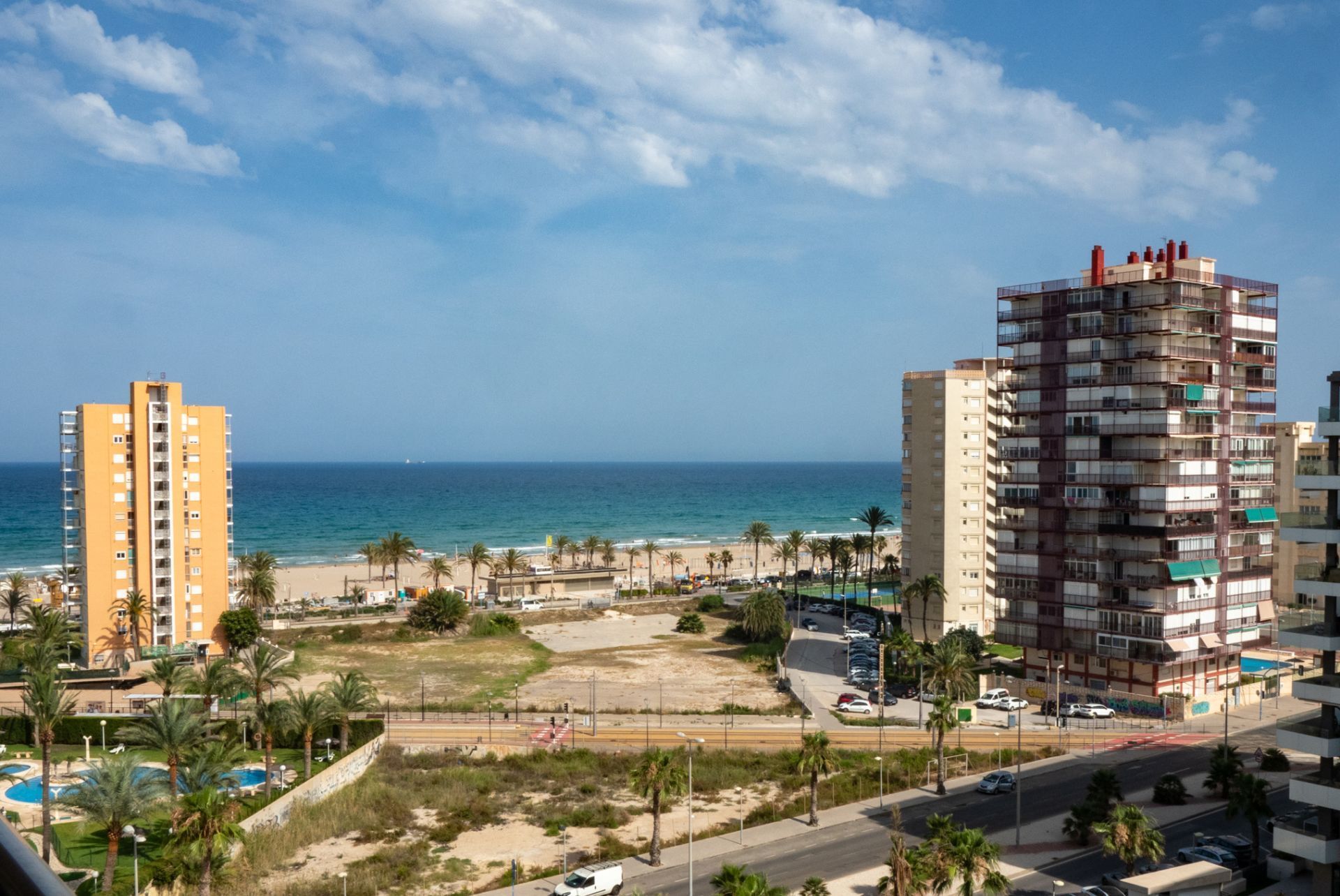 Bedroom of Flat for sale in Alicante / Alacant  with Air Conditioner and Community pool