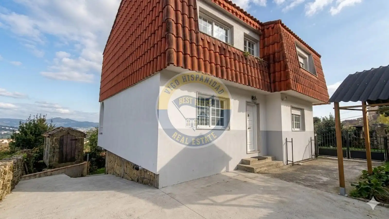 Vista exterior de Casa o chalet en venta en Vigo  con Calefacción, Jardín privado y Terraza