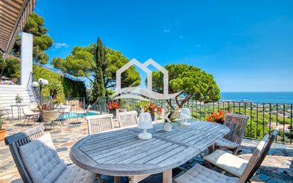 Jardí de Casa o xalet en venda en Castell-Platja d'Aro amb Aire condicionat i Piscina