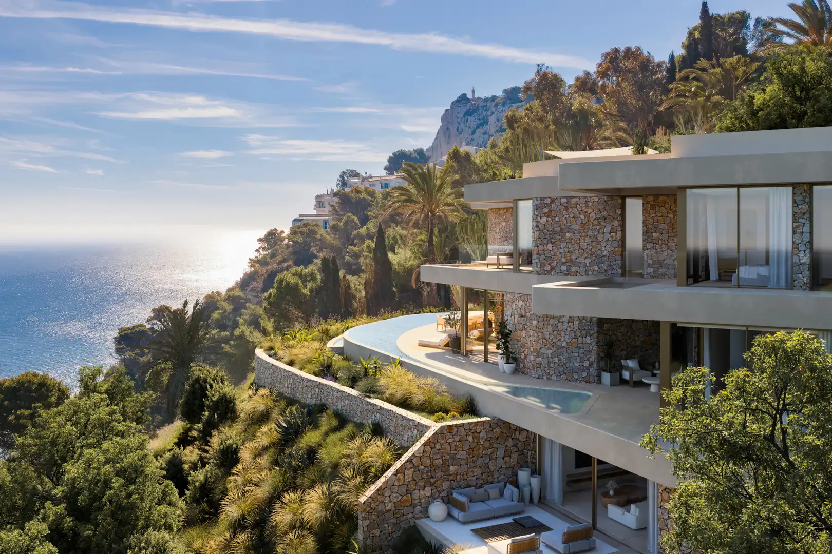 Vista exterior de Casa o xalet en venda en Jávea / Xàbia amb Aire condicionat, Jardí privat i Terrassa