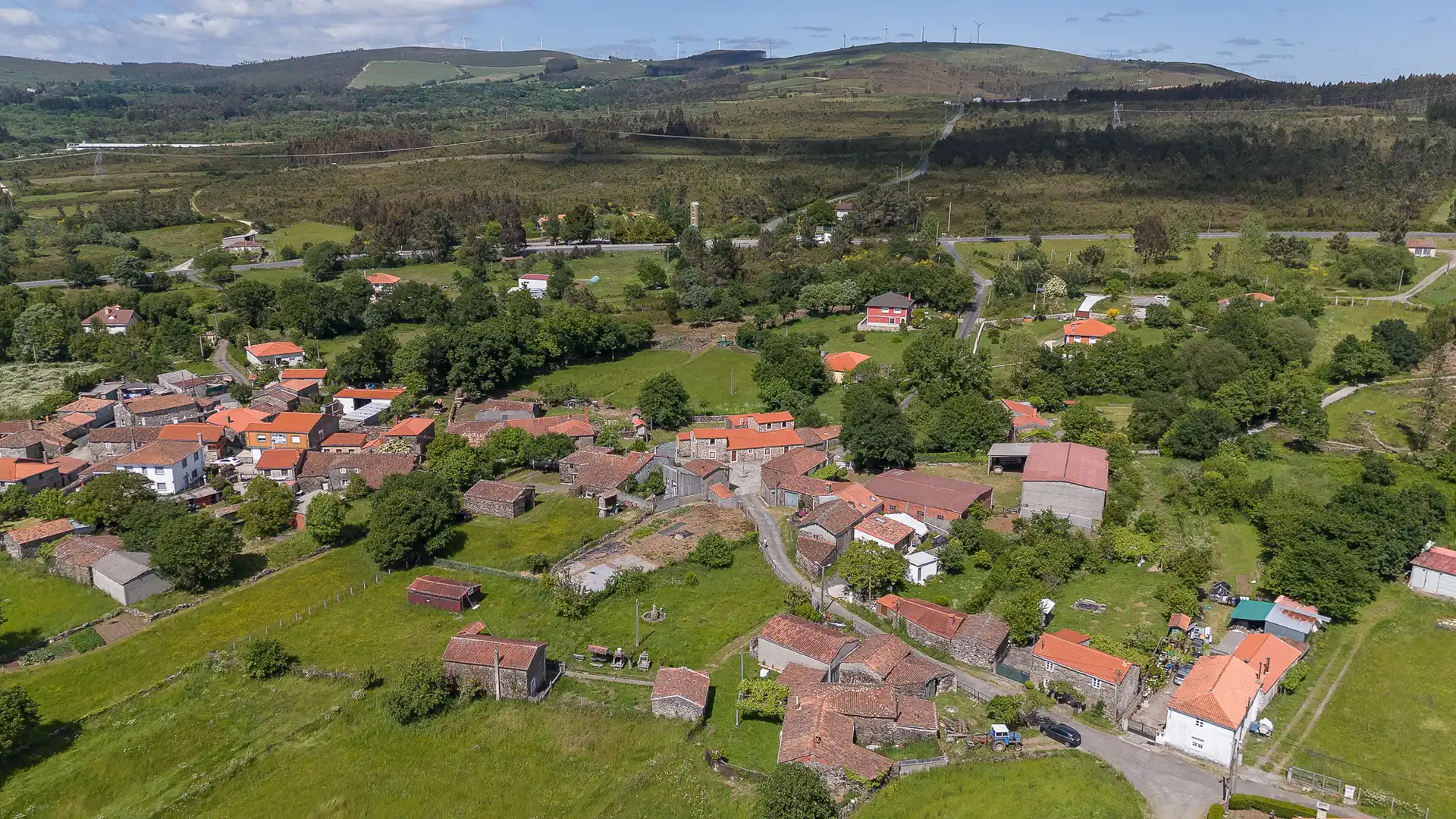Vista exterior de Finca rústica en venta en Melide