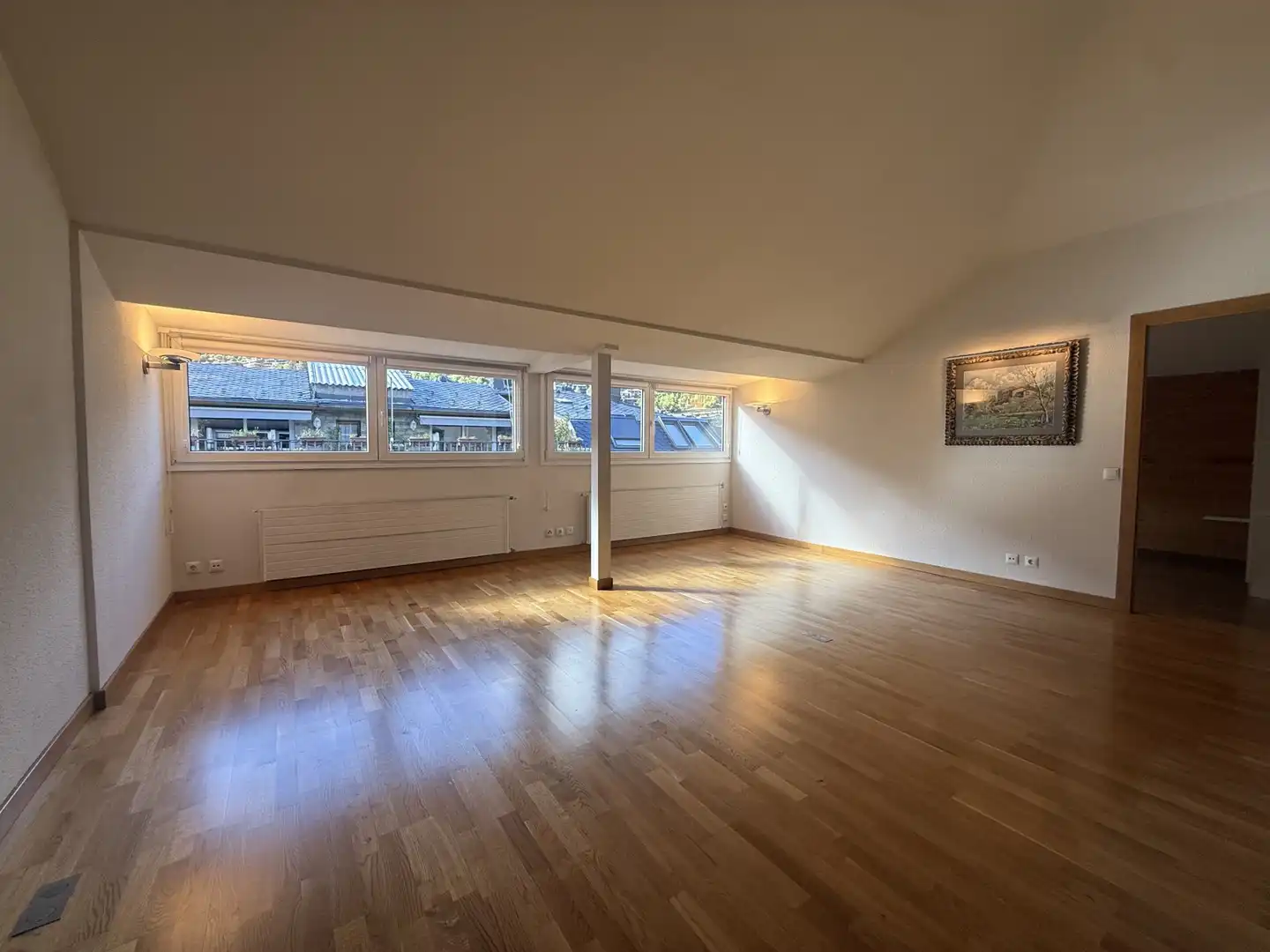 Sala d'estar de Àtic de lloguer en Andorra la Vella amb Calefacció i Terrassa