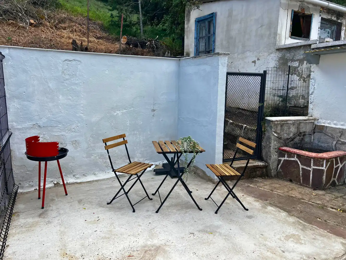 Terrasse von Wohnung zur Miete in Aguilar de Campoo mit Heizung, Möbliert und Ofen