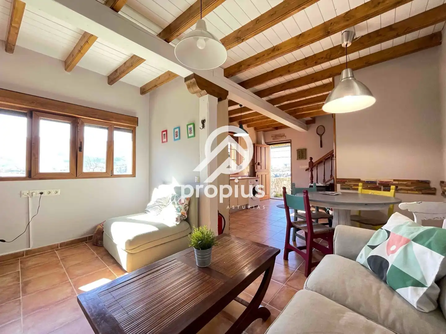 Living room of Houses for sale in Llanes  with Heating and Terrace