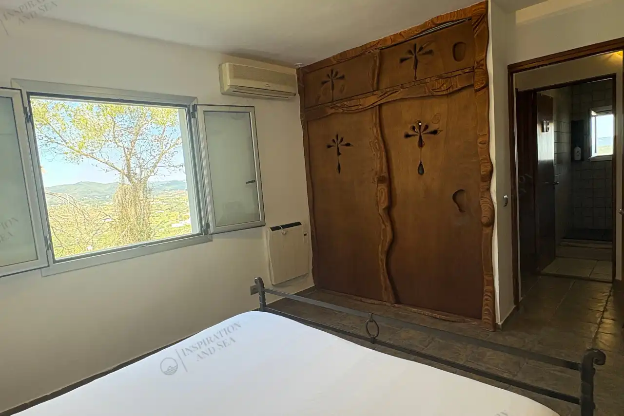 Dormitori de Casa o xalet de lloguer en Santa Eulària des Riu amb Aire condicionat, Jardí privat i Terrassa
