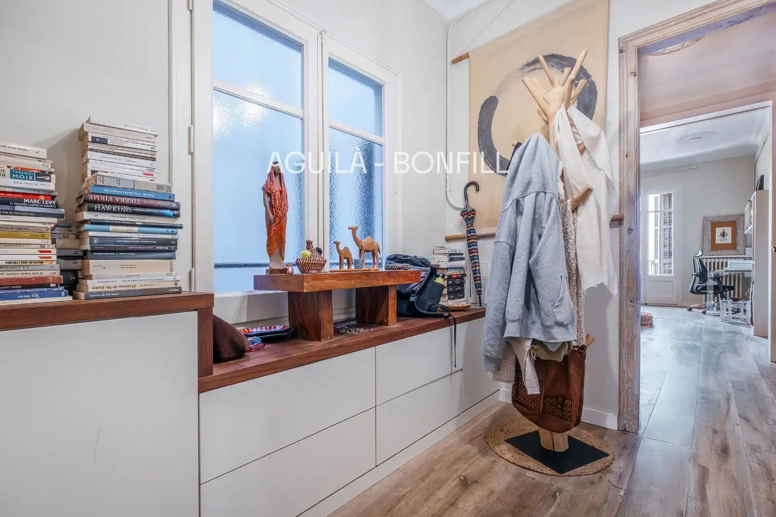 Schlafzimmer von Wohnung zum Verkauf in Barcelona mit Klimaanlage, Heizung und Parkett