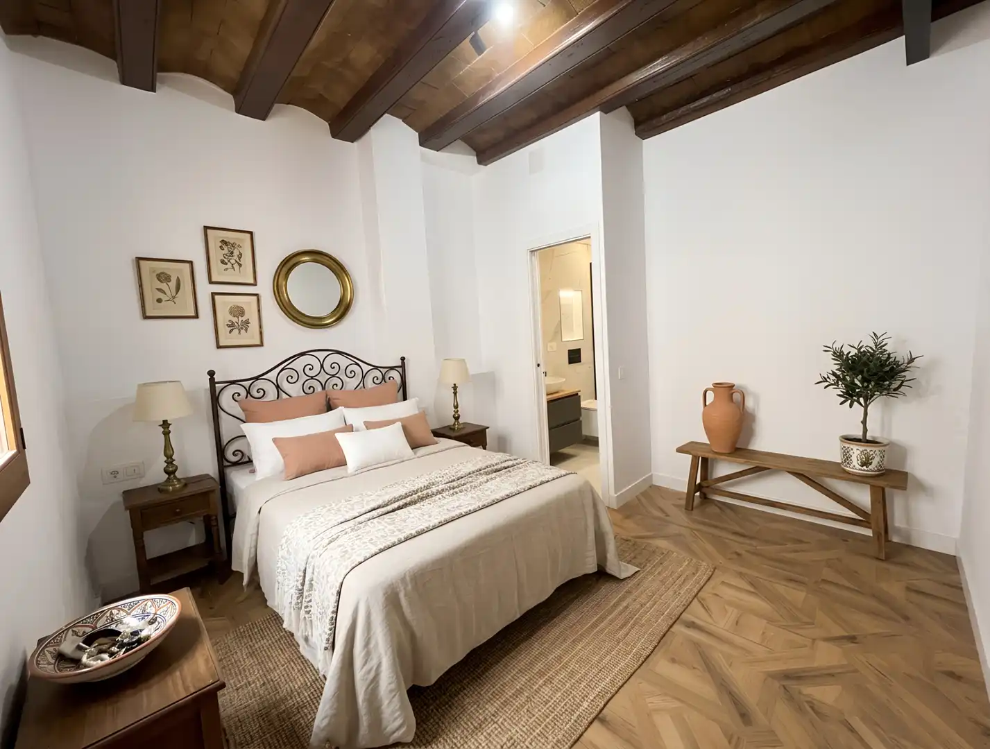 Bedroom of Flat for sale in Barcelona  with Air Conditioner, Heating and Parquet flooring