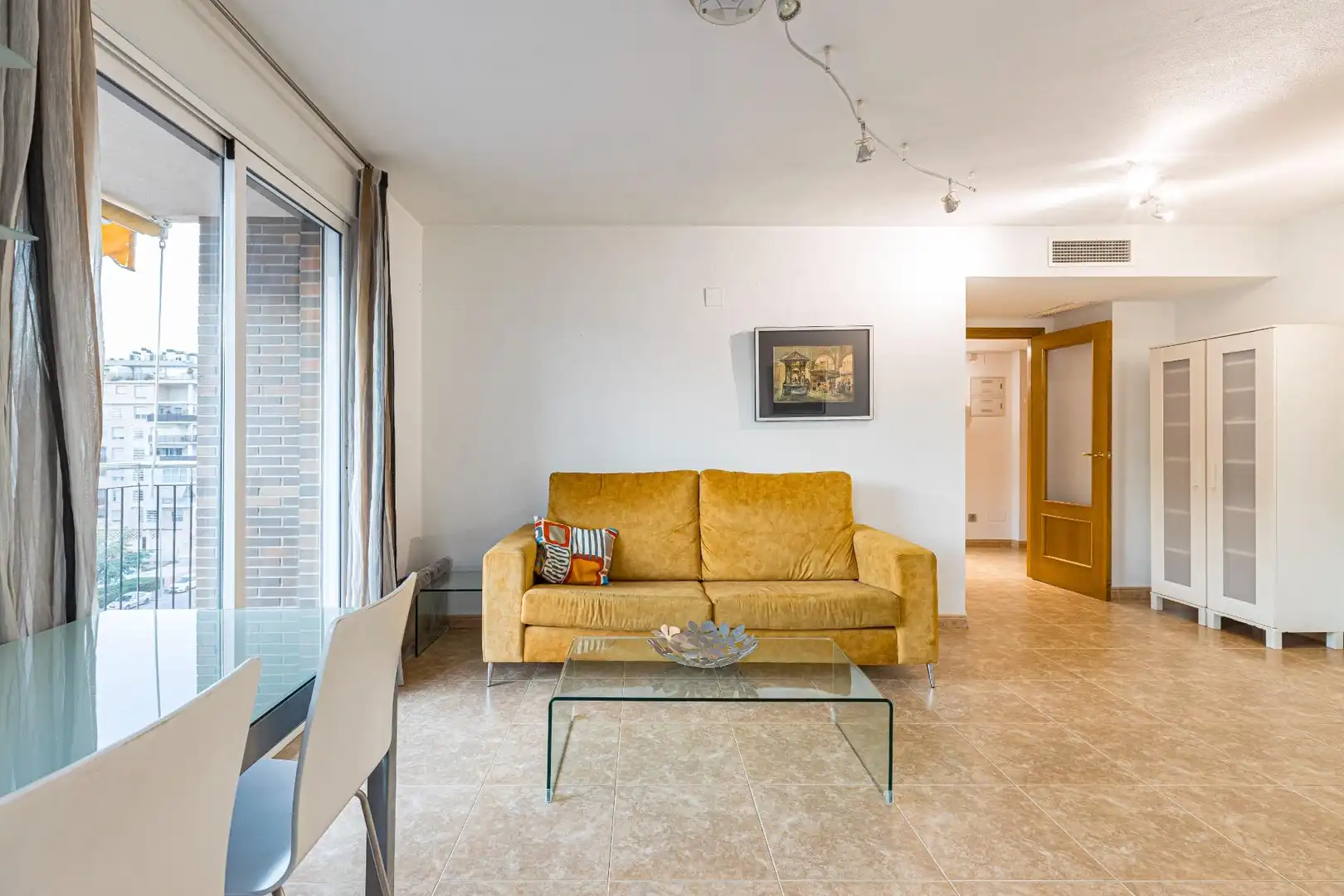Living room of Flat for sale in  Murcia Capital  with Air Conditioner, Terrace and Storage room