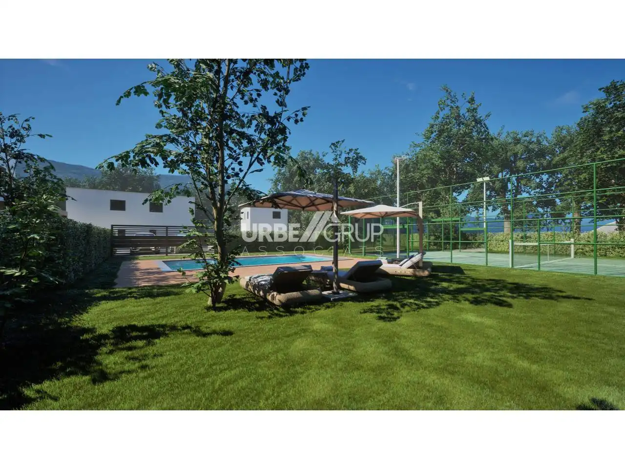 Jardín de Casa adosada en venta en Vacarisses con Aire acondicionado, Calefacción y Jardín privado