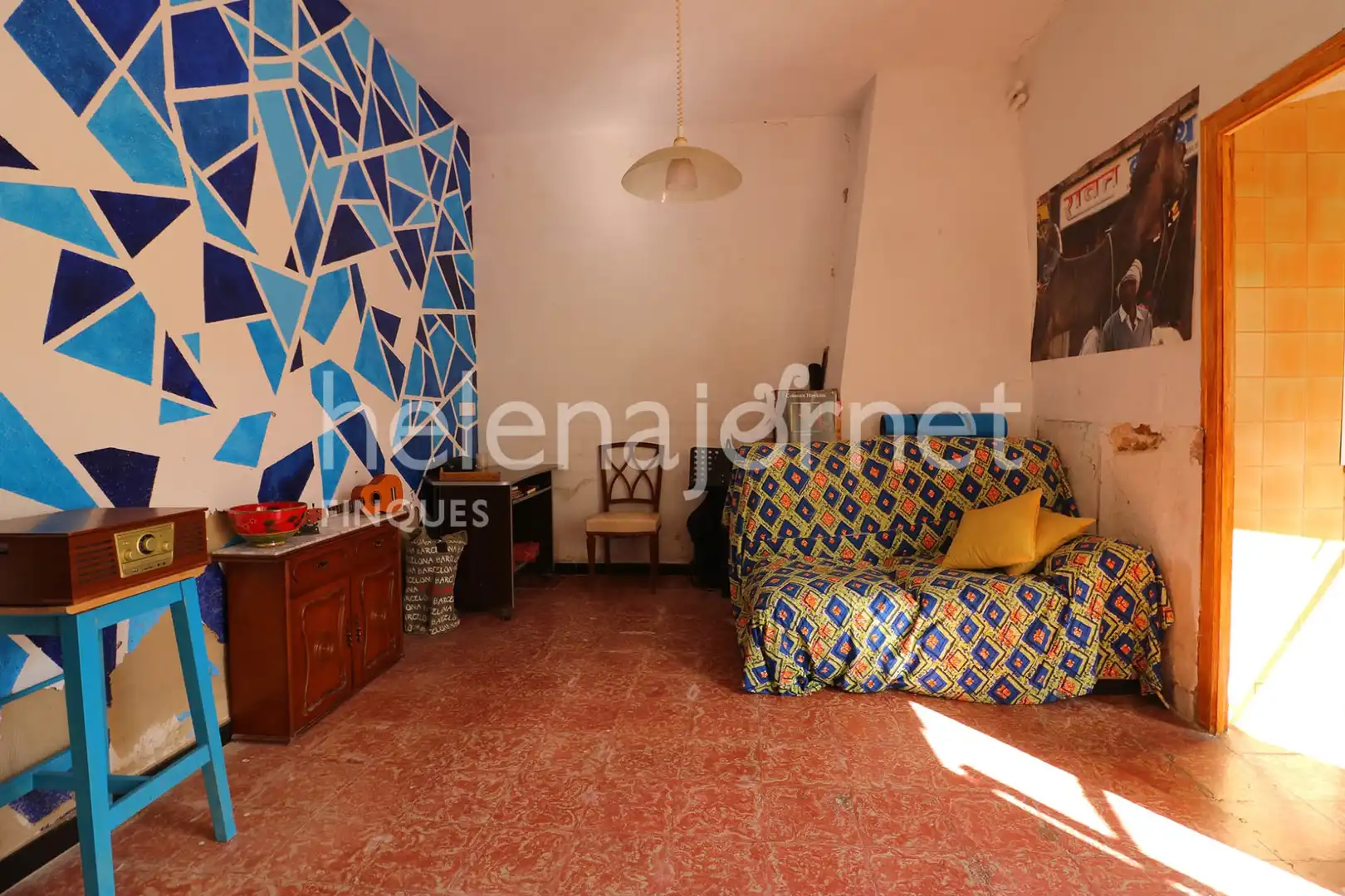 Sala d'estar de Casa adosada en venda en Llagostera