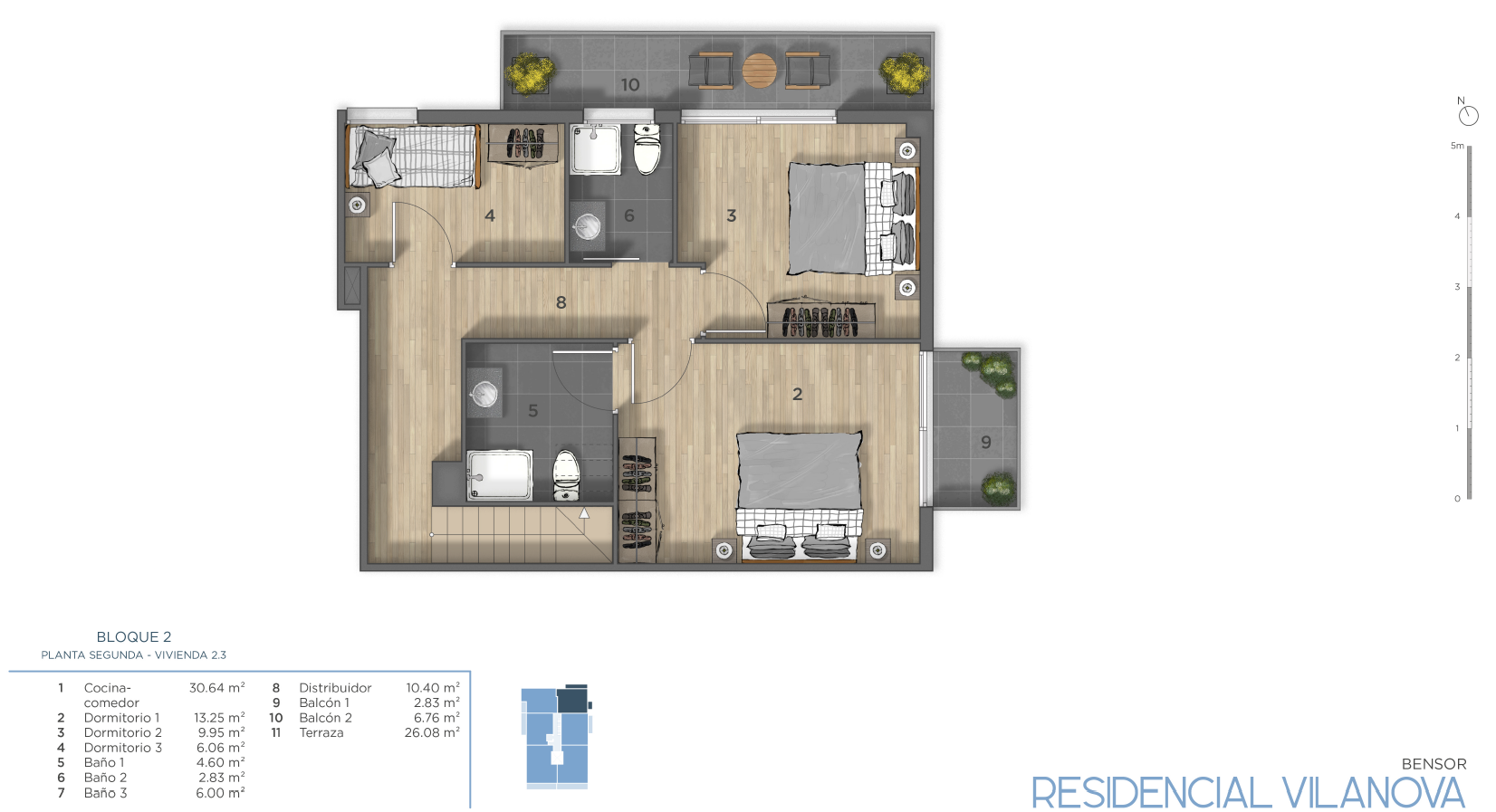 Dúplex en venda en Vilanova del Vallès amb Aire condicionat, Calefacció i Traster
