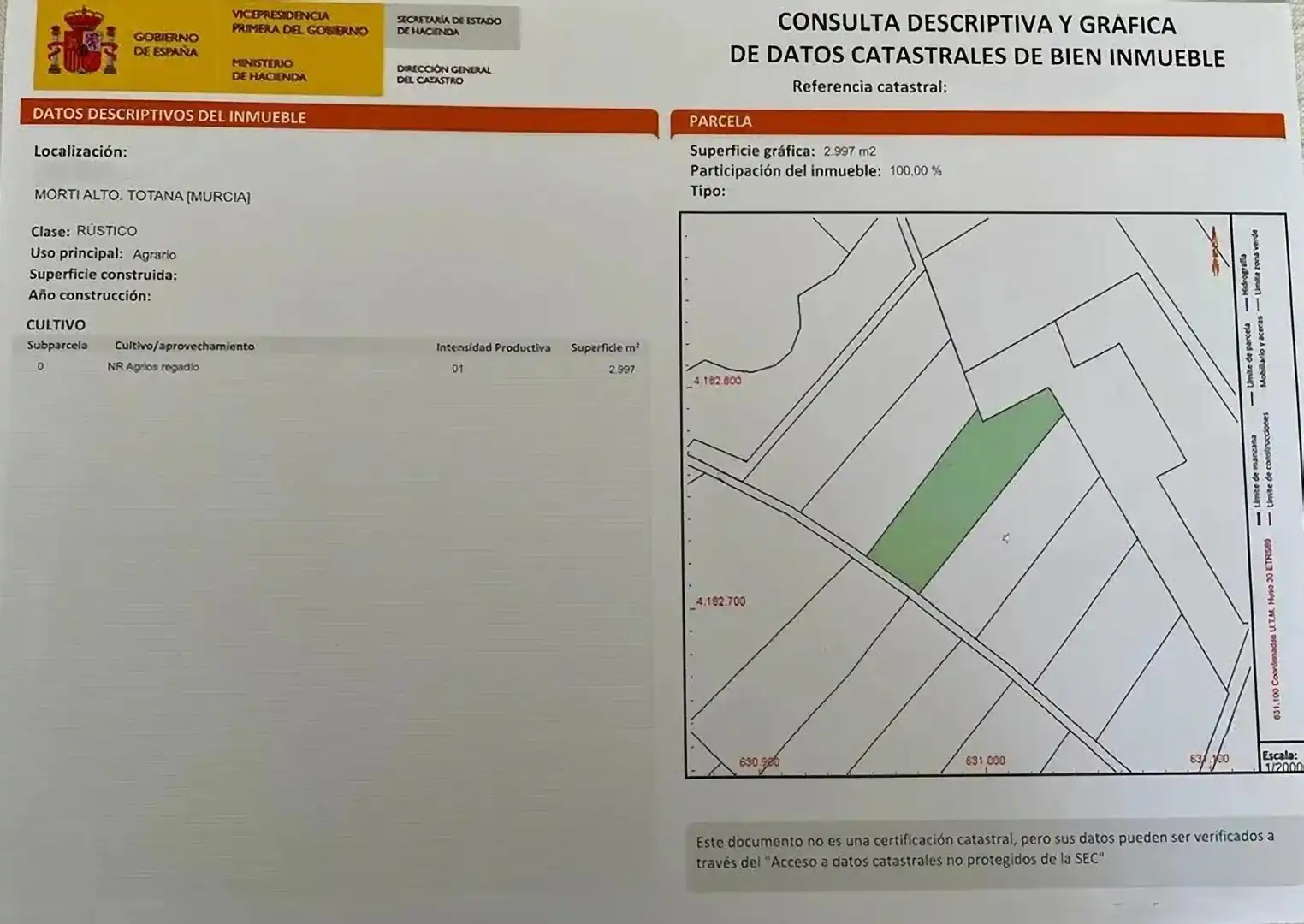 Wohnbaugrundstück zum Verkauf in Totana, imagen 9