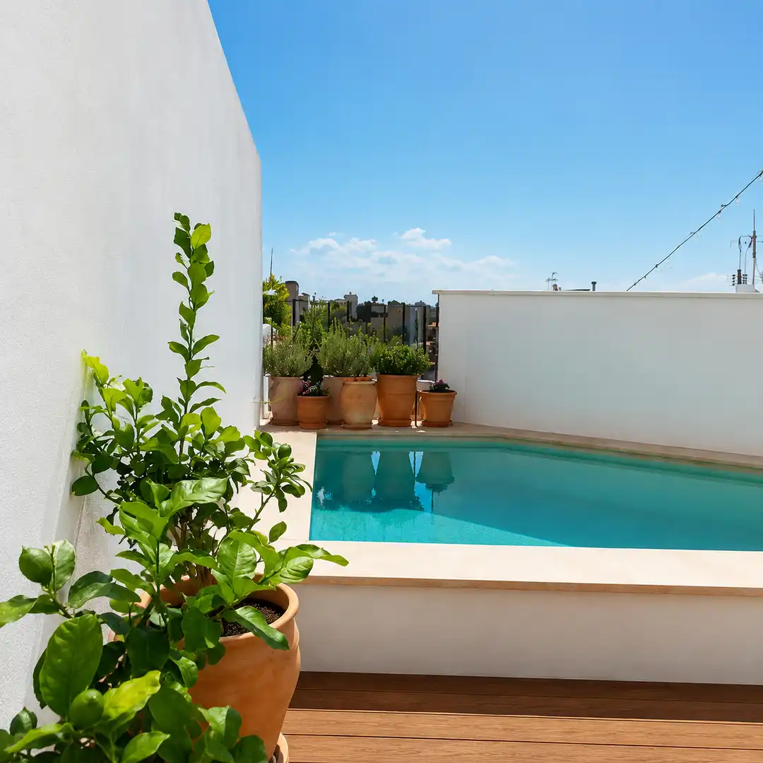 Piscina de Casa o xalet en venda en  Palma de Mallorca amb Aire condicionat, Calefacció i Terrassa