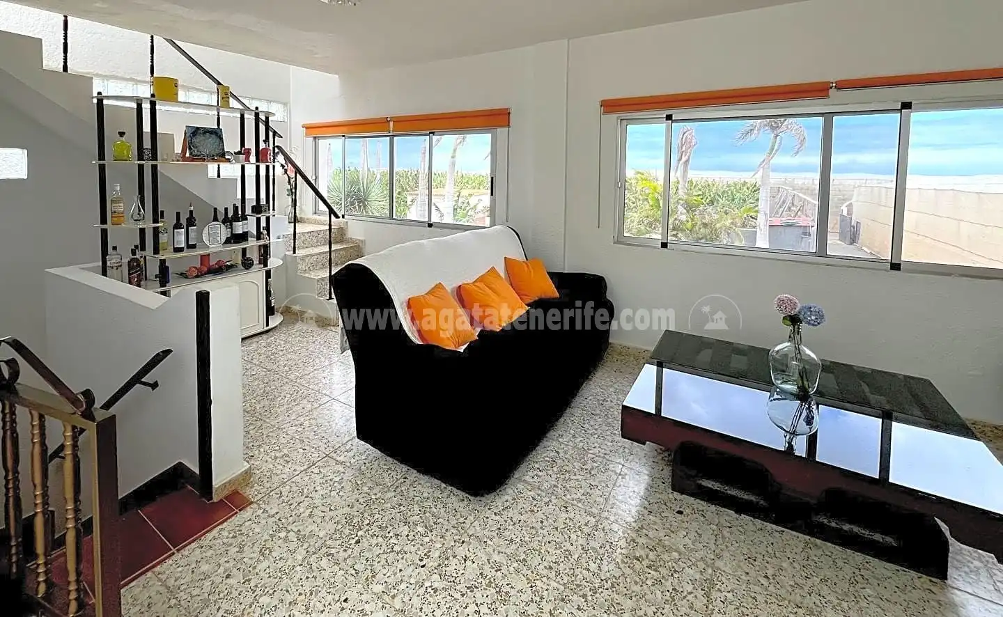 Sala de estar de Finca rústica en venta en Los Silos con Jardín privado y Terraza