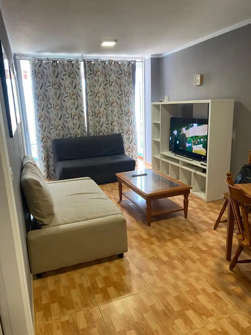 Sala de estar de Apartamento de alquiler en San Cristóbal de la Laguna con Amueblado, Lavadora y Microondas