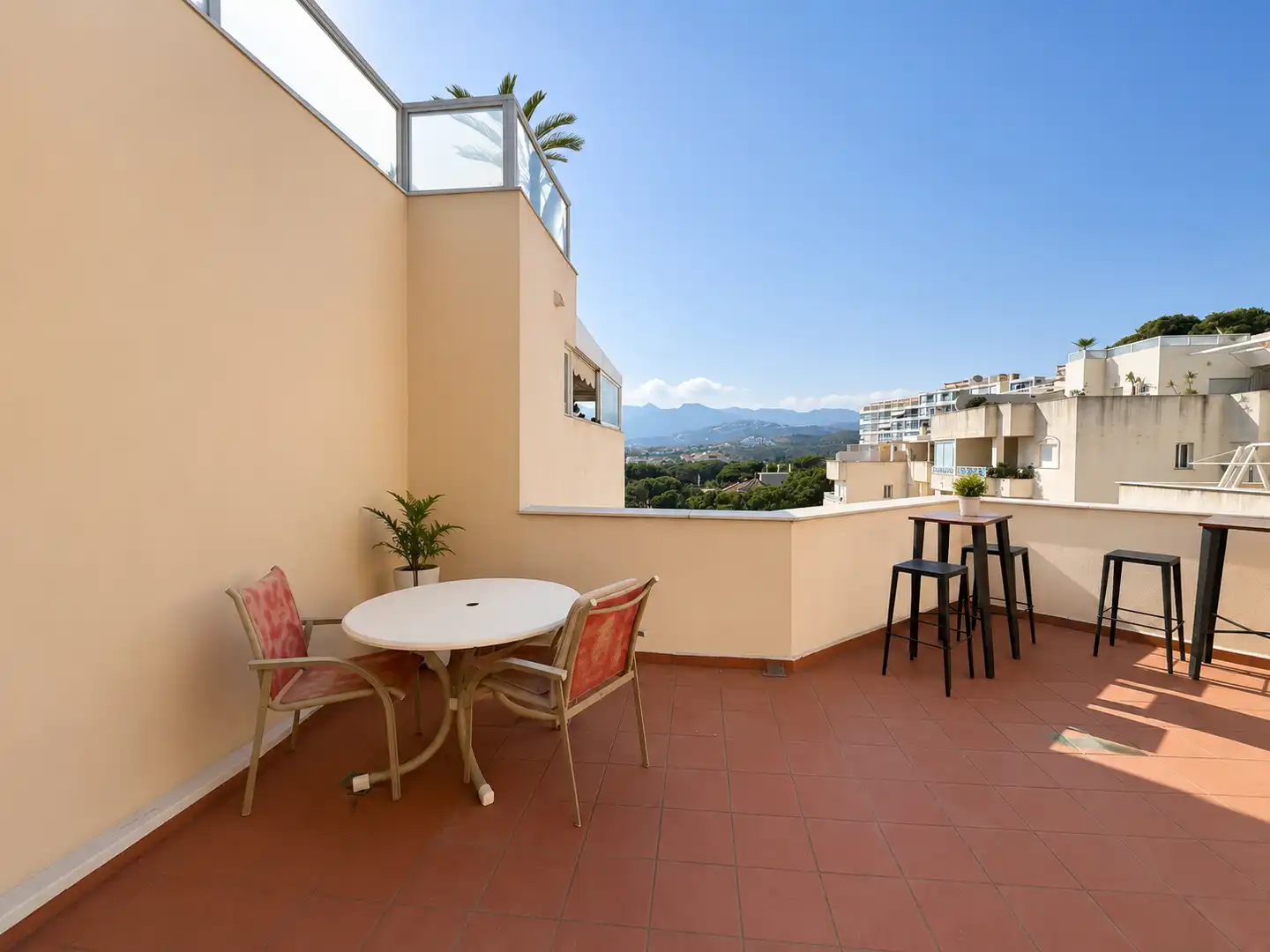 Terrace of Attic for rent in Marbella  with Air Conditioner, Furnished and Pets allowed