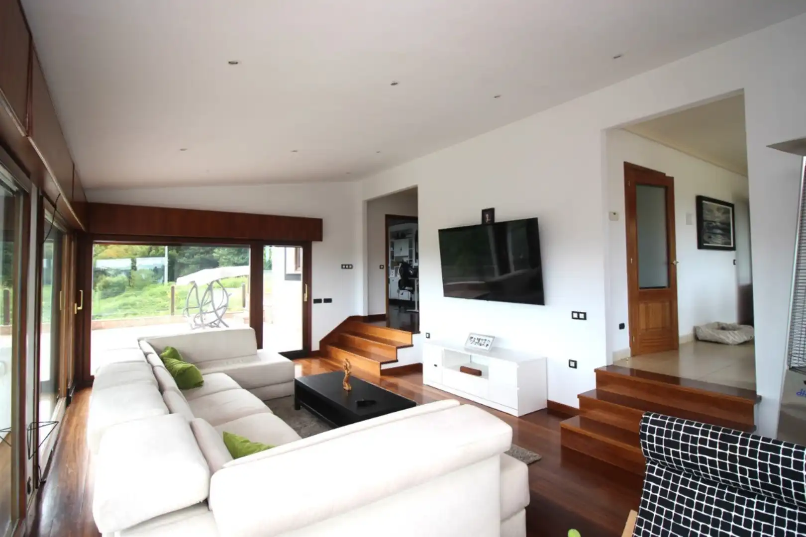 Living room of Houses for sale in Betanzos  with Heating, Terrace and Storage room