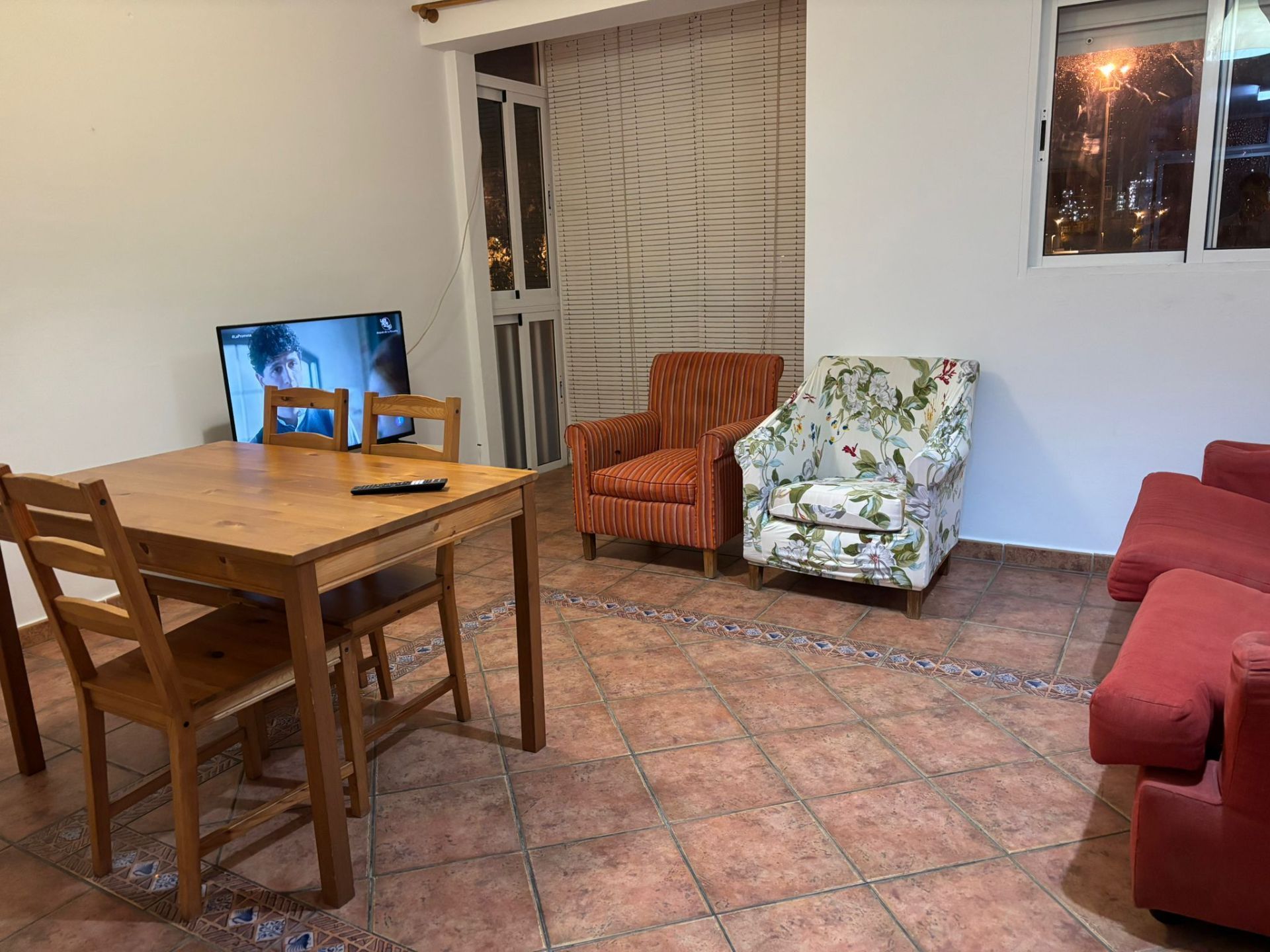 Menjador de Pis de lloguer en San Roque amb Terrassa, Moblat i Es permeten mascotes