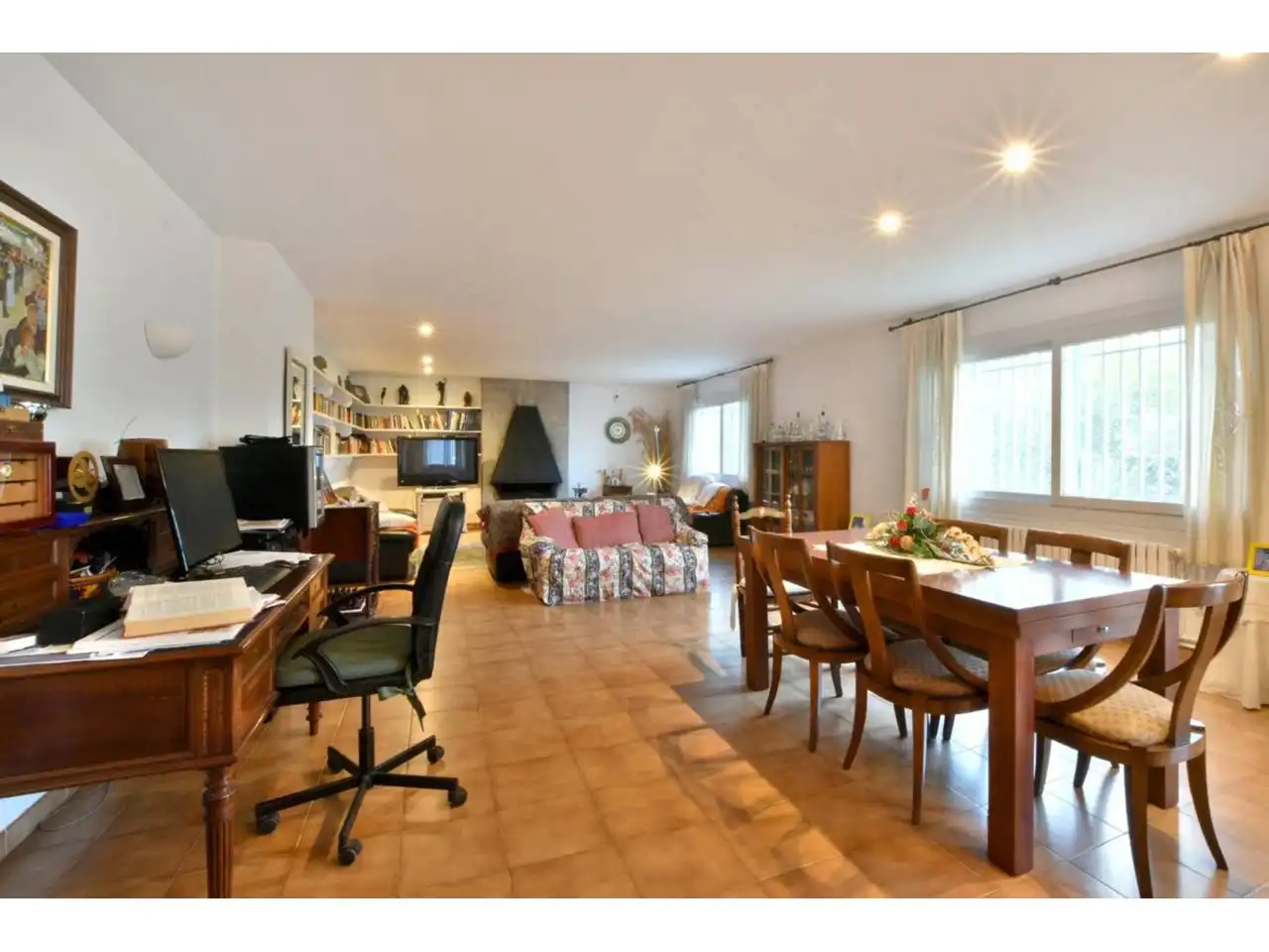 Sala de estar de Casa o chalet en venta en Matadepera con Calefacción, Jardín privado y Terraza