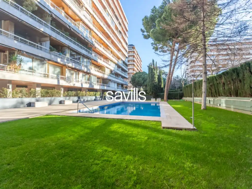 Garten von Wohnungen zum Verkauf in Barcelona mit Schwimmbad und Balkon