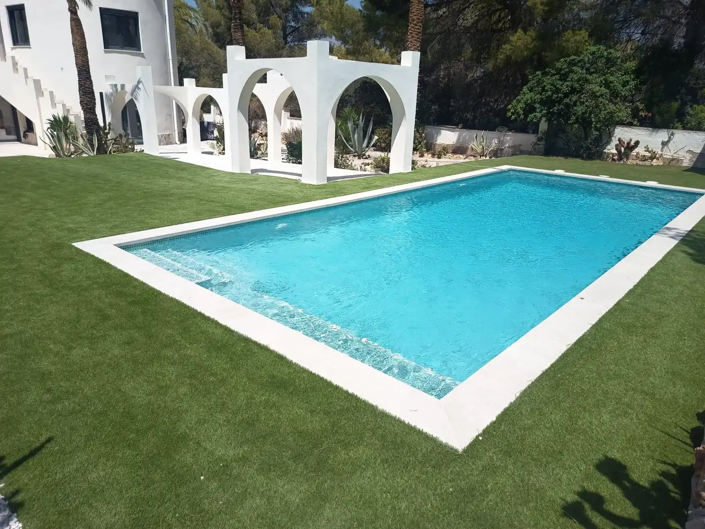 Piscina de Casa o chalet en venta en L'Alfàs del Pi con Aire acondicionado, Jardín privado y Terraza