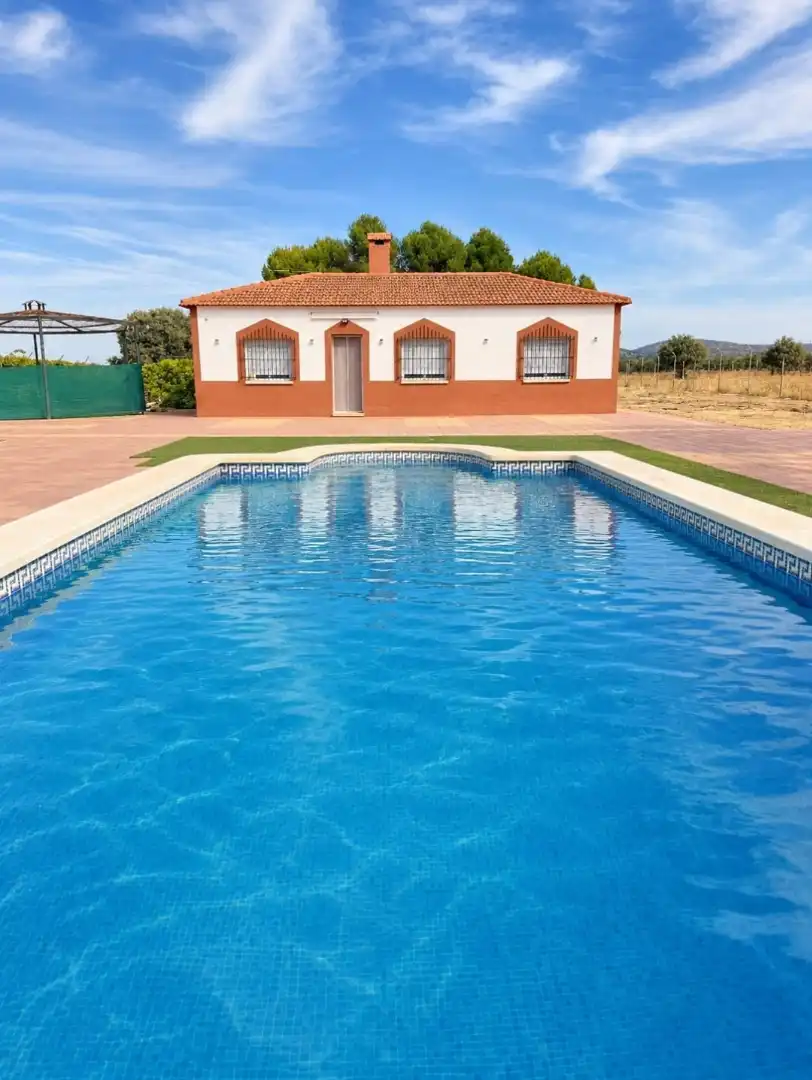 Swimming pool of Country homes for rent in Argamasilla de Calatrava, Ciudad Real