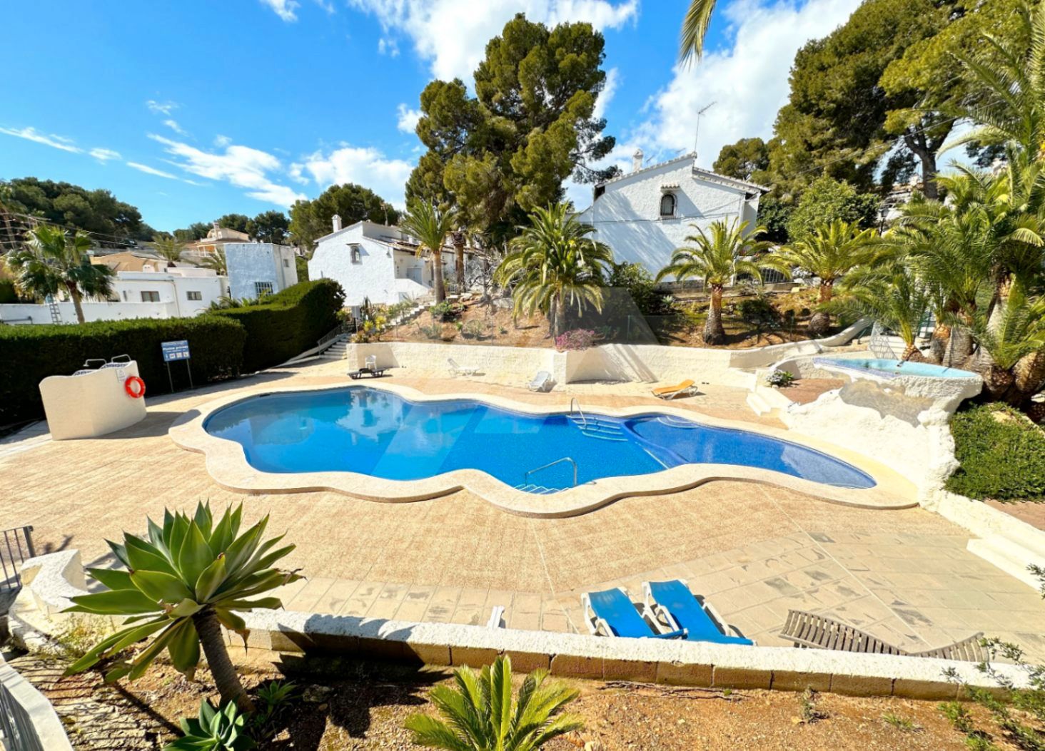 Swimming pool of Houses for sale in Moraira  with Air Conditioner, Heating and Private garden