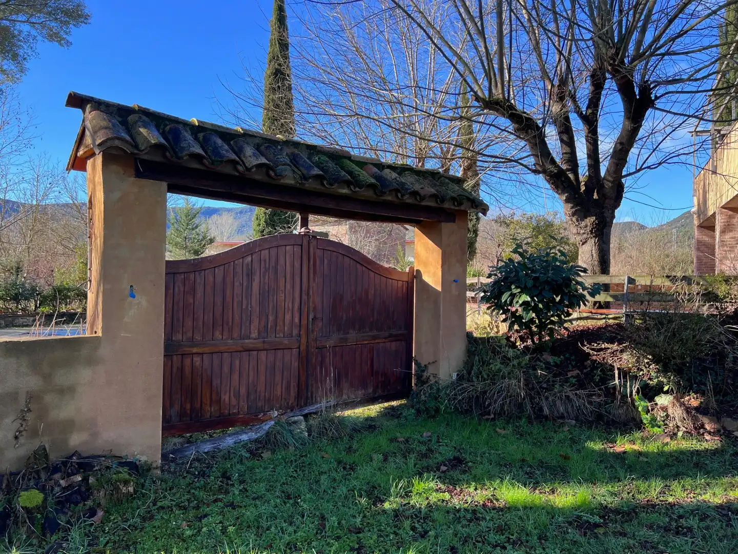 Jardí de Finca rústica en venda en Mieres (Girona) amb Aire condicionat, Jardí privat i Parquet