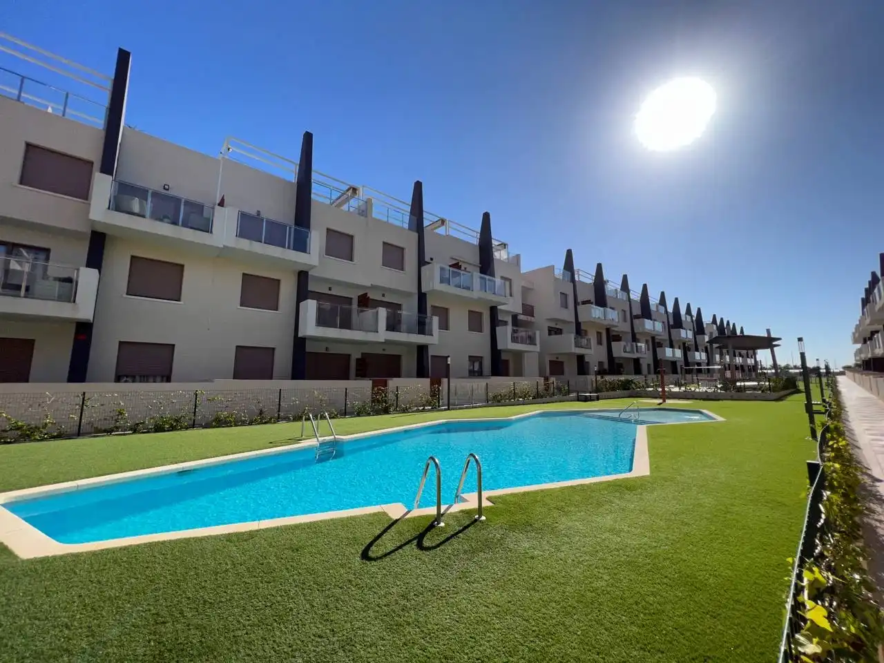 Exterior view of Ground floor for rent in Pilar de la Horadada  with Air Conditioner, Heating and Private garden