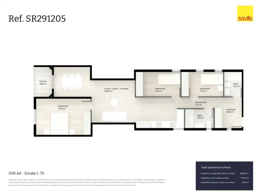 Apartments for sale in Barcelona  with Air Conditioner and Balcony