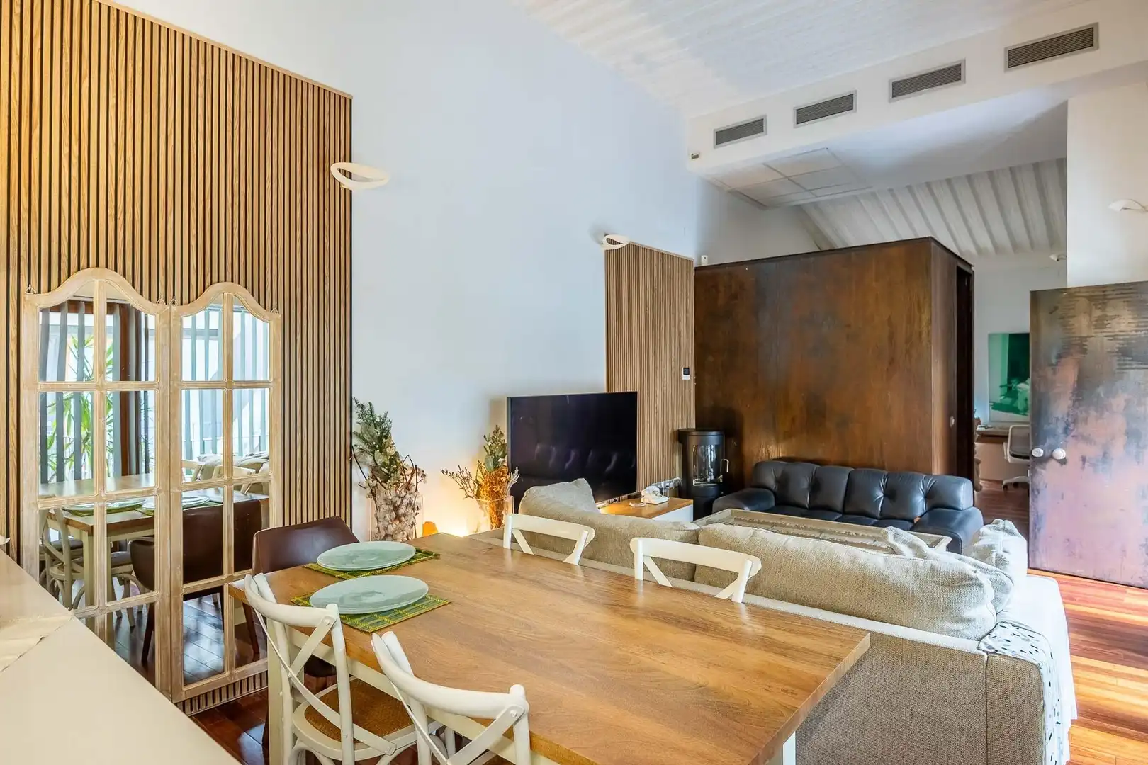 Sala de estar de Piso en venta en Sevilla con Aire acondicionado, Calefacción y Terraza
