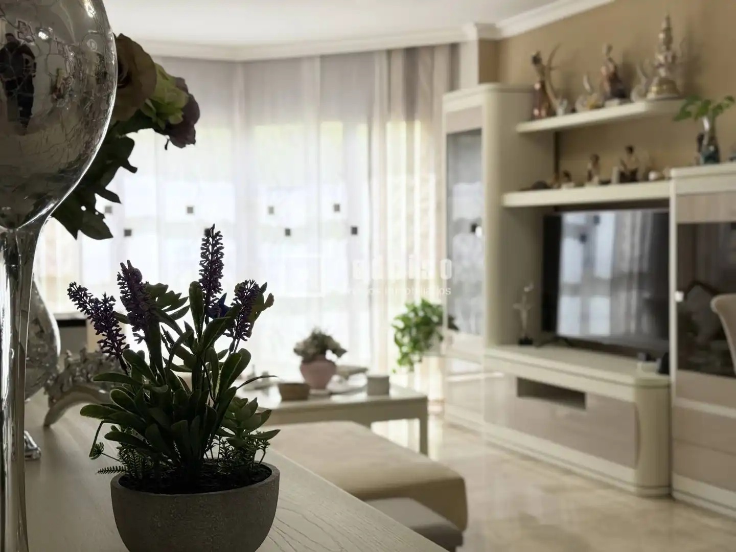 Sala de estar de Piso en venta en Málaga con Aire acondicionado, Calefacción y Jardín privado