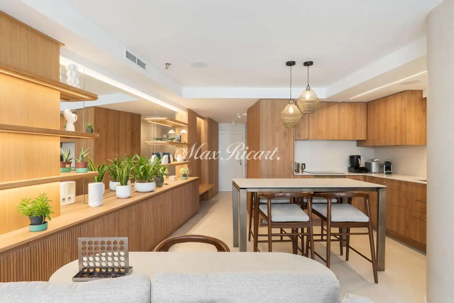 Kitchen of Attic for rent in Barcelona  with Air Conditioner, Heating and Terrace
