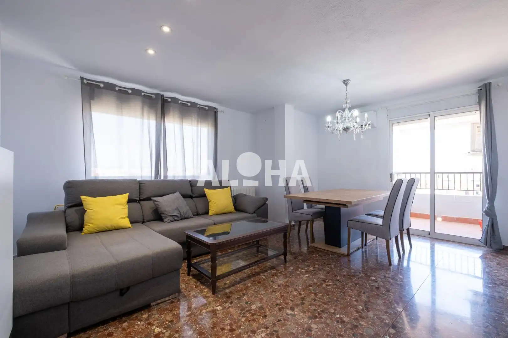 Sala d'estar de Apartament de lloguer en Moncada