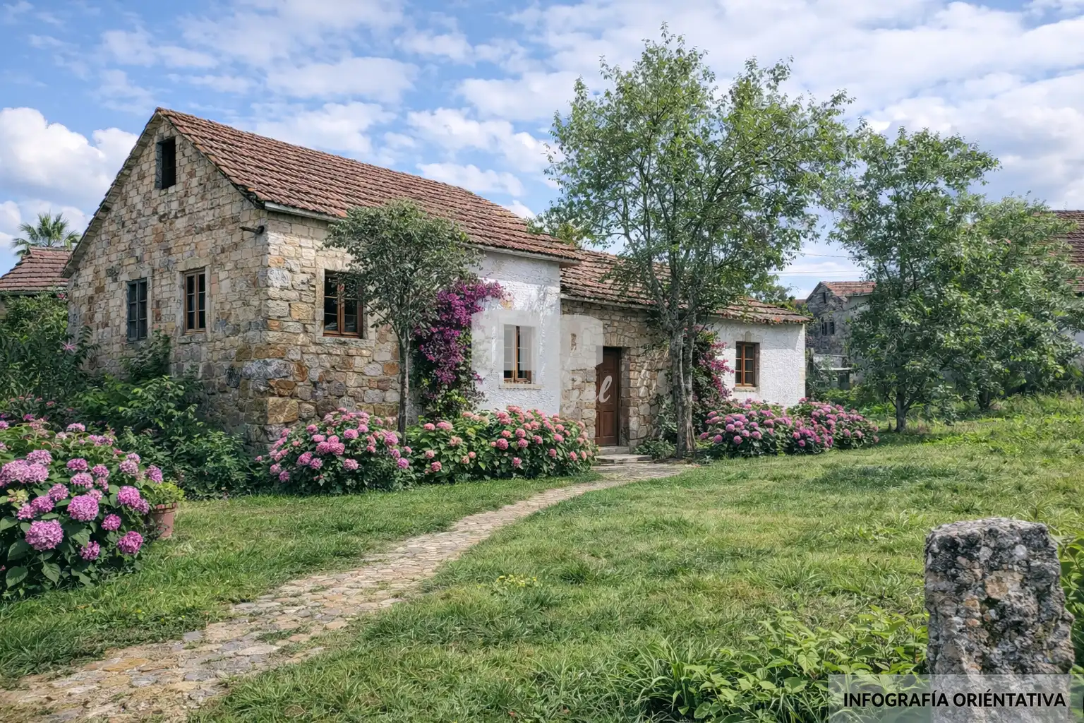 Casa rústica amb jardí en venda a Ceo, imagen 2