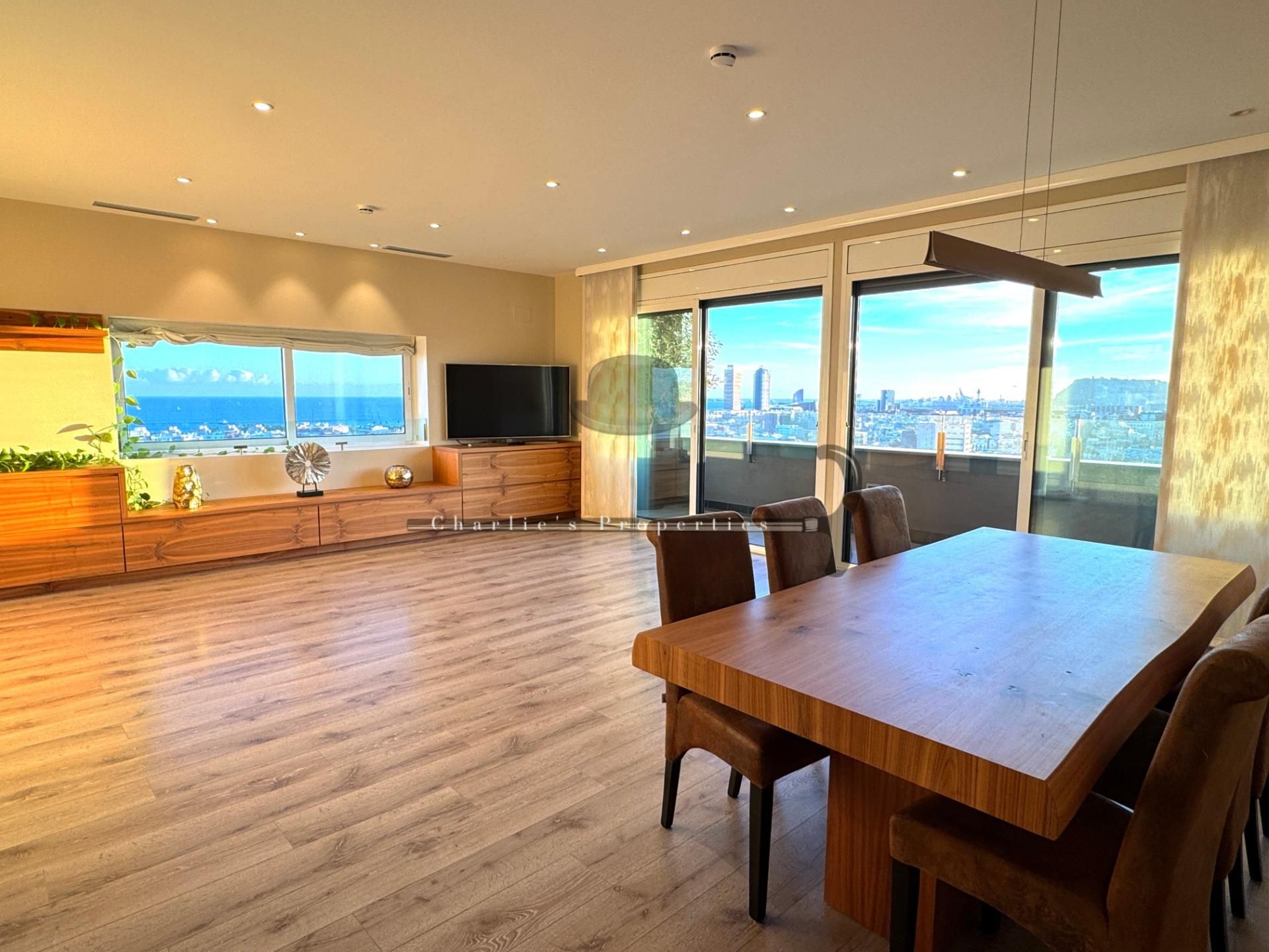 Living room of Apartment to rent in  Barcelona Capital  with Air Conditioner, Heating and Terrace