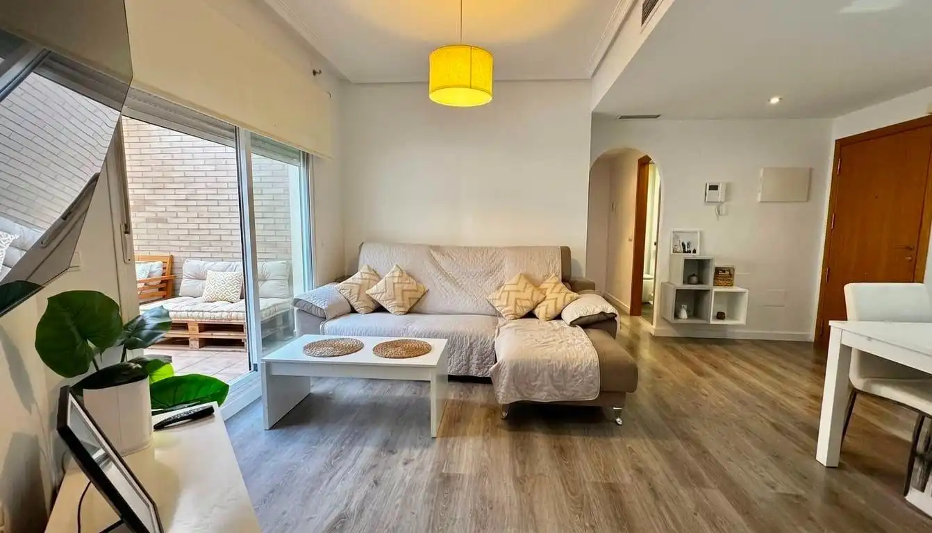 Sala d'estar de Àtic en venda en Murcia amb Aire condicionat, Terrassa i Traster