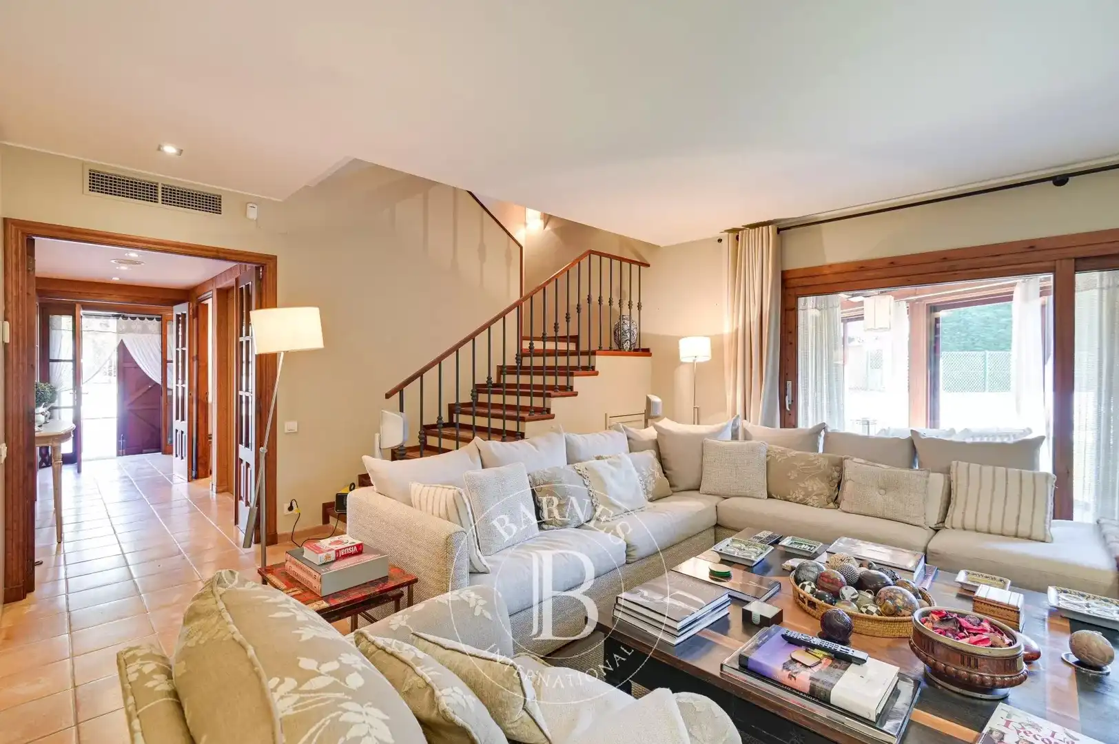 Living room of Country homes for sale in Torrent (Girona)  with Private garden, Terrace and Swimming Pool
