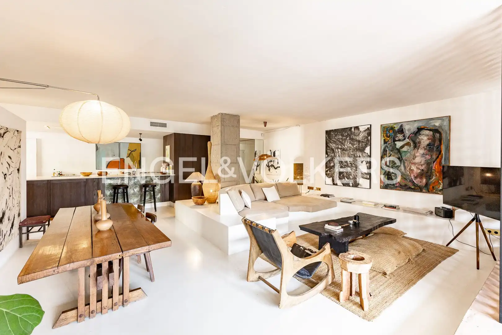 Sala d'estar de Loft en venda en Barcelona amb Aire condicionat, Calefacció i Terrassa
