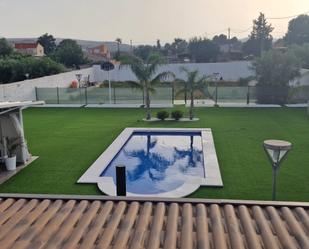 Swimming pool of House or chalet for sale in  Murcia Capital  with Air Conditioner, Terrace and Swimming Pool